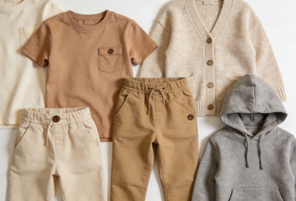 Children of all genders wearing comfortable, inclusive clothing